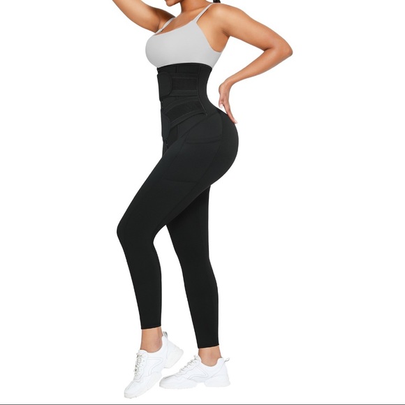 Sauna Double Band Compressing Leggings - Picture 4 of 7